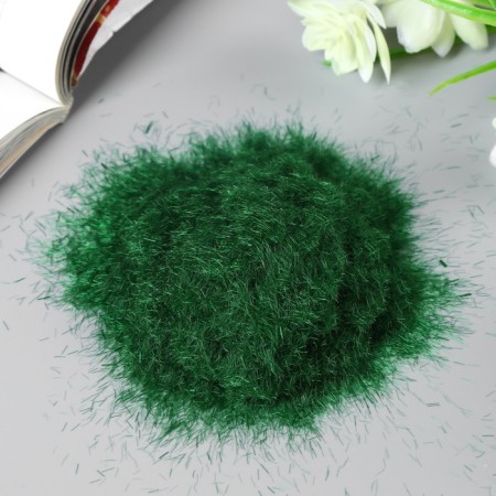 Decor for creating miniatures (trees, lawn) powder Fllock "dark green" set 30 grams