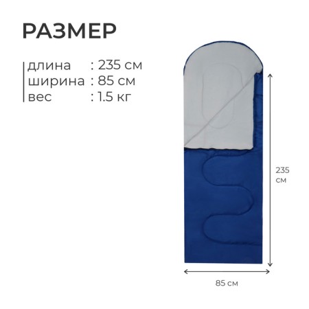 SPAL SP2XL, blanket, 2 layers, right, 235x85 cm, +5/ +20 ° C-2