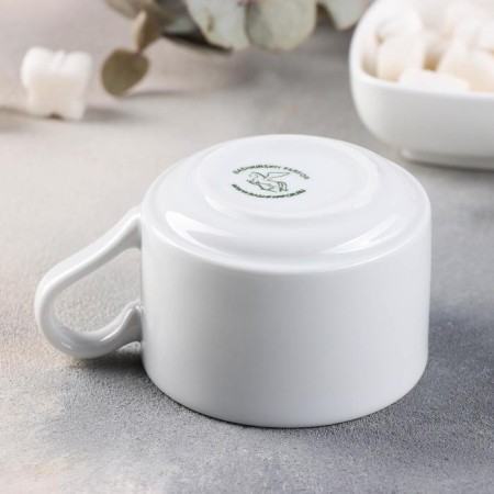 The porcelain -porcelain cup "linen", 200 ml, stagnant-2