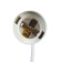 TDM cartridge, e27, suspended, with a terminal block, white