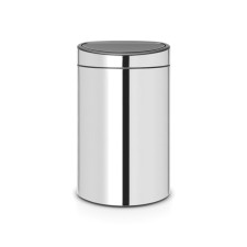 Мусорное ведро Brabantia Touch Bin New, цвет стальной полированный, 40 л