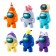 A set of figures among us, with accessories, with mobile elements, 6 pcs