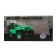 Army radio -controlled jeep, works on batteries, green color