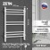 Electric towel Zein PE-08 "Bohemia", 400x600 mm, 8 crossbars, white