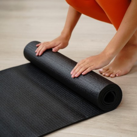 Sangh yoga rug, 173 × 61 × 0.5 cm, black color-6