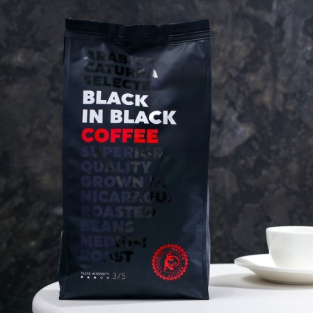 Black in Black Nicaragua 1000g, grain, package x 5-1