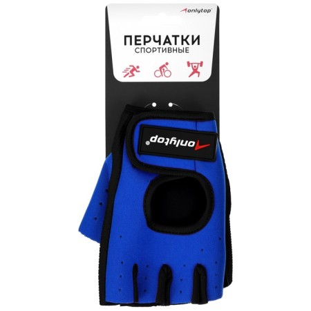 Gloves sports onlytop, p. L, blue/black color-5