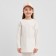 Longsliv children's minku, milk color, height 134 cm