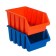 Metizov tray No. 4, 350x235x155 mm, orange