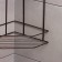 Corner regiment for the bathroom 2-long economy, 220 × 220 × 115 mm, color copper spark
