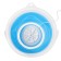 LWM-02 portable mini-stying machine with a bucket of 5 l, folding, blue