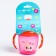 Drunker - children's impotion with soft nose "Bunny Polly", 250 ml., With handles, pink color