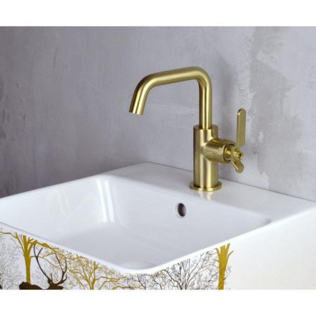 Mixer for the shell 1760’s Loft 1178CG, single -legged, pour 153 mm, matte gold-1