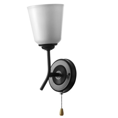 Sconces "Online" (Tsil.) 1x15W E27 Model: BR 02076 Black 10.5x15x27cm