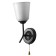 Sconces "Online" (Tsil.) 1x15W E27 Model: BR 02076 Black 10.5x15x27cm