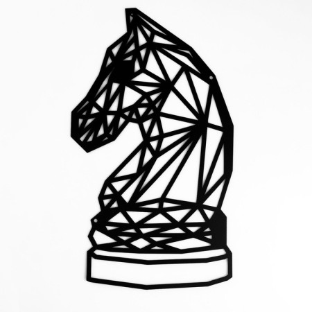 Panel Metal "Chess Horse" 30x20 cm-1