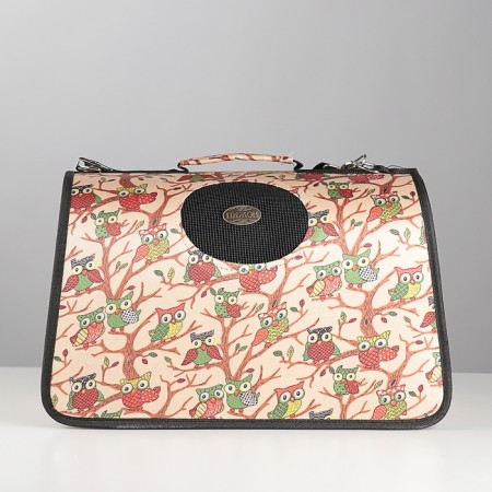 Bag - Animal Carriage "Owls", size m, 40 x 21 x 27 cm-1