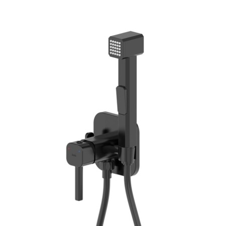 Built -in mixer IDDIS 004BLS08, with hygienic shower, matte black