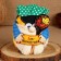 Domovaya Sanya "House - Full Cup", with a spoon, 19 x 17 cm, mix