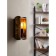Bra Wootton, 1x40W, E27, Steel, Wood, Black, Brown