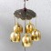 Wind Music Metal "Turtle on Coins" 5 bells 41x6 cm