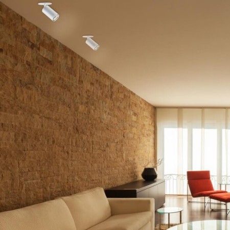 Built -in lamp Novotech, 50 W GU10, 220 V, D = 75 mm, white-2