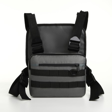 Babberry bag on lightning, external pocket, gray color-1