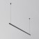 Components for textile suspension system Technical tra130swk-b, 1.8x1.6x120 cm, black color
