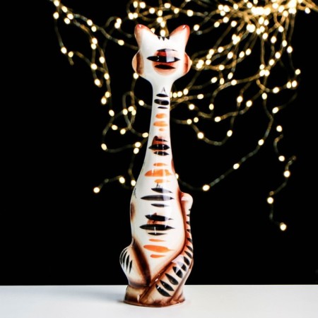 Souvenir "Cat Everest", gzhel color-4