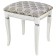 Vasco banquet in 106n, 420x470x490, white/silver/Marcus silver