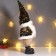 Interior doll "Santa Claus in a gold cap and a vest with sequins" 55x16x22 cm