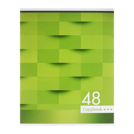 Notebook of 48 sheets in the Calligrata Mosaic cage, covered cardboard, block No. 2, whiteness 75% (gray sheets), mix-6