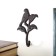 Decorative metal hook "Bird and leaves" 18x12x4 cm