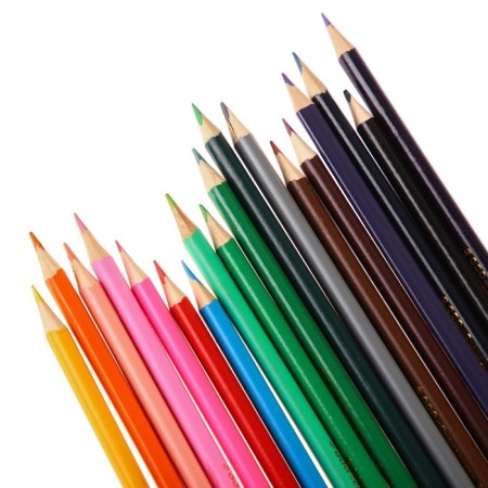 Color pencils, 18 colors, trihedral, Smeshariki-5