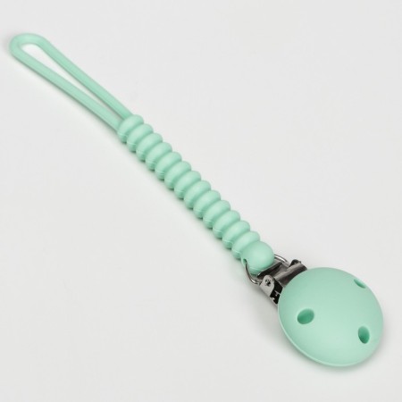 Holder for the nipple - dummy "rings", silicone, green color