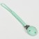 Holder for the nipple - dummy "rings", silicone, green color