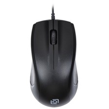 Мышь Оклик 185M черный оптическая (1200dpi) USB (3but)
