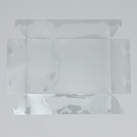 Box for musical cakes “Happy New Year!”, Snowflakes, 27 x 17.8 x 6.5 cm, New Year-6
