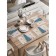 A set of napkins for setting the table "Gnomes decorate the Christmas tree", rectangular, rounded edges, size 30x46 cm, 4 pcs