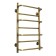 Water heated towel rail Domoterm "Orpheus", P7, 7 crossbars, 400 x 700 mm, bronze