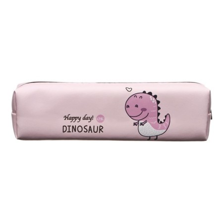 School penalty, on the zipper "Dinosaurus Pink"-2