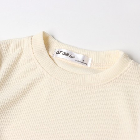Children's jumper with kaftan wounds, p. 32 (110-116 cm), milk-8