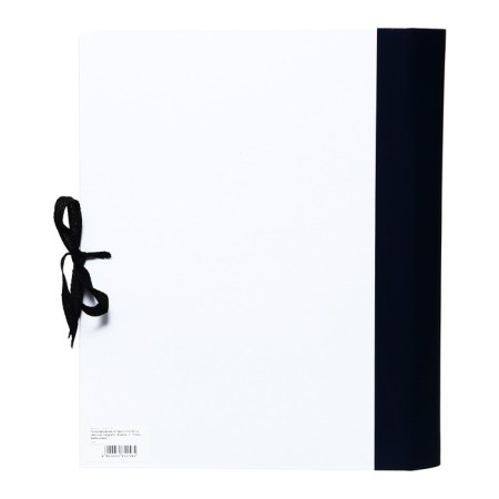 Archive folder for the Calligrata binding "Form 21", with scallops, 4 holes, with 2 ties, 70 mm-3