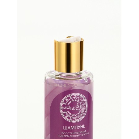 Gift set Ural Lab: shower gel and hair shampoo, 2x250 ml, aroma of iris and lilac-7