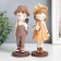 Souvenir Polystone "Boy with a guitar/Girl with a bear and in a hat" MIX 6x6x18.5 cm