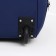 Road bag on wheels, a lightning department, with an increase, an outer pocket, blue color