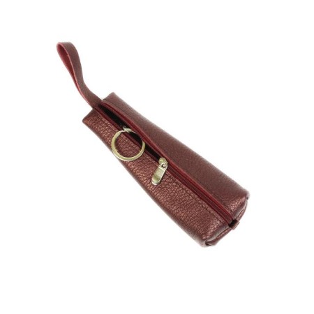 Key of lightning, length 15 cm, burgundy color