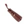 Key of lightning, length 15 cm, burgundy color