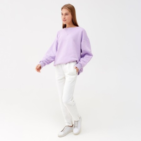Costume (sweatshirt, trousers) minku: casual collection color lilac, size 52-6