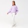 Costume (sweatshirt, trousers) minku: casual collection color lilac, size 52
